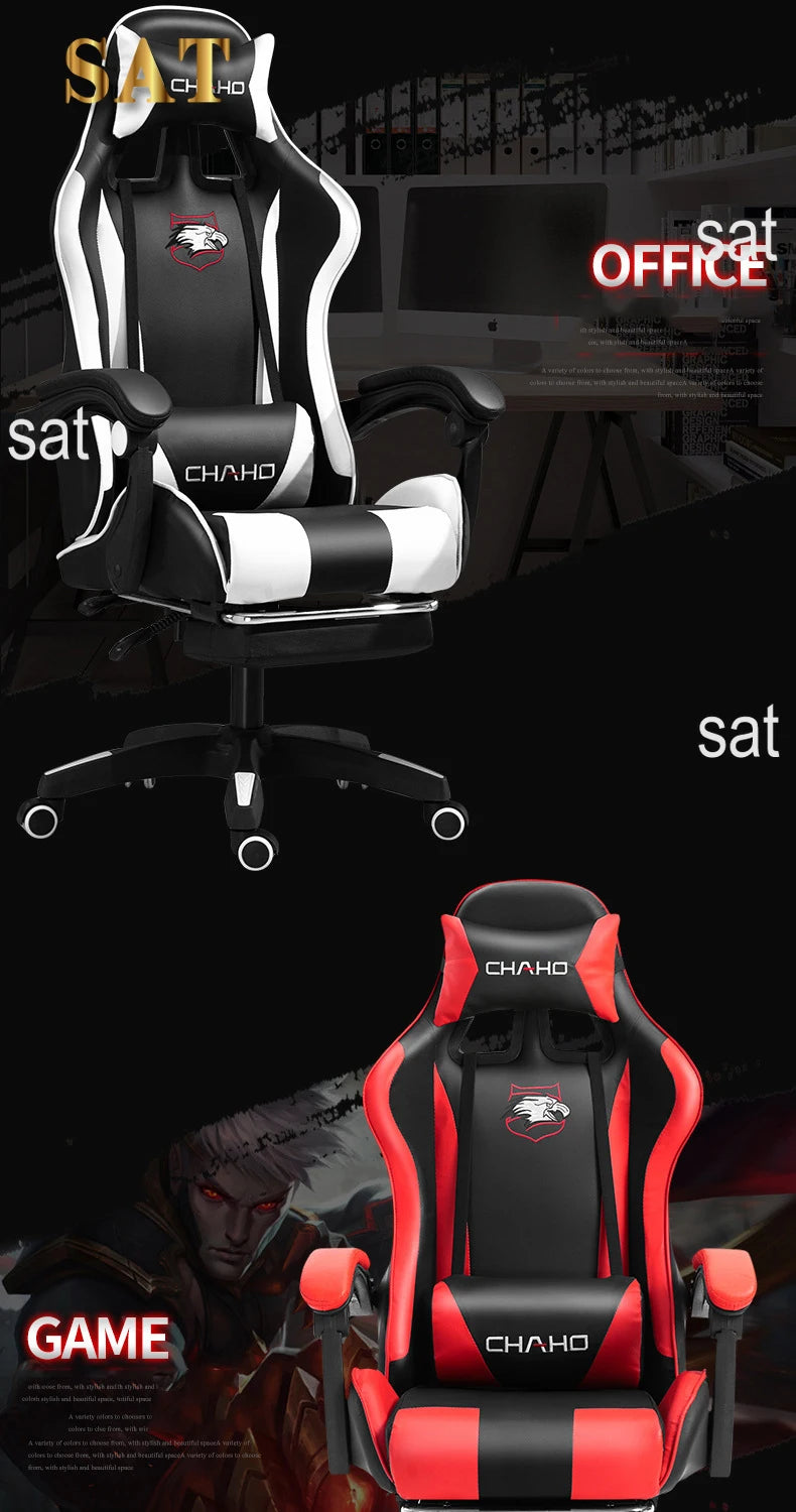 Gaming Computer Chair High-quality Gaming Chair Leather Internet LOL Internet Cafe Racing Chair Office  Gamer New