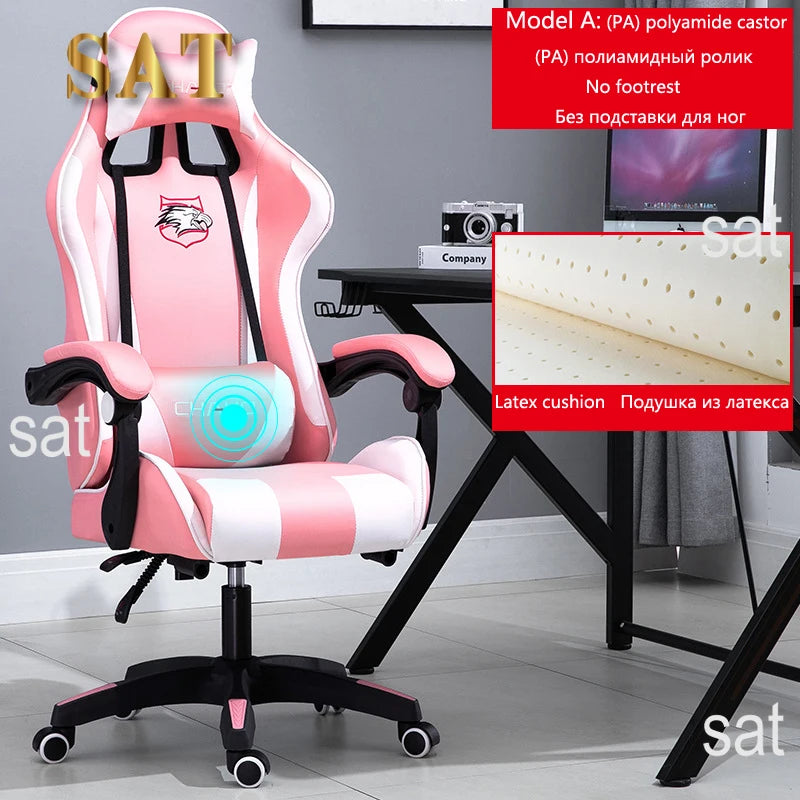 Gaming Computer Chair High-quality Gaming Chair Leather Internet LOL Internet Cafe Racing Chair Office  Gamer New