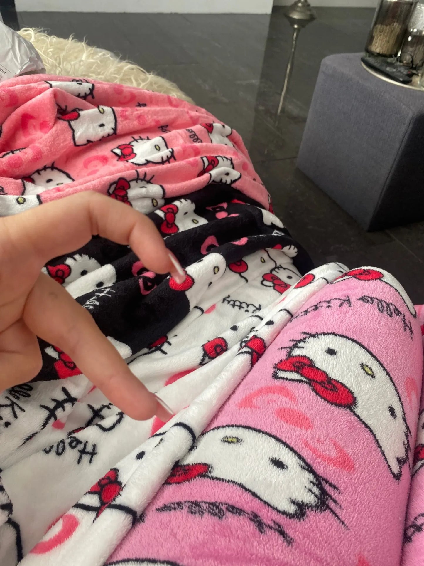 Y2K Hello Kitty Pajamas Pants Sanrio Anime Women's Pajama Pants Cartoon Couple Home Sleepwear Trousers Leisure Home Clothing