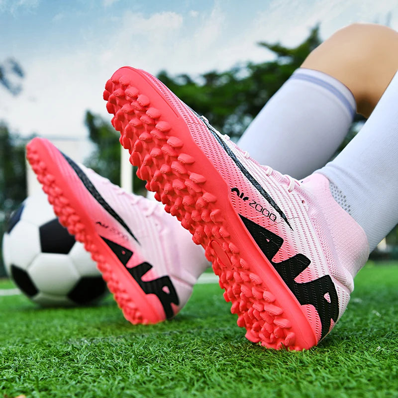 Original New Men Football Shoes Professional Football Shoes Society Cleats Indoor Fast Soccer Shoes Training Football Boots