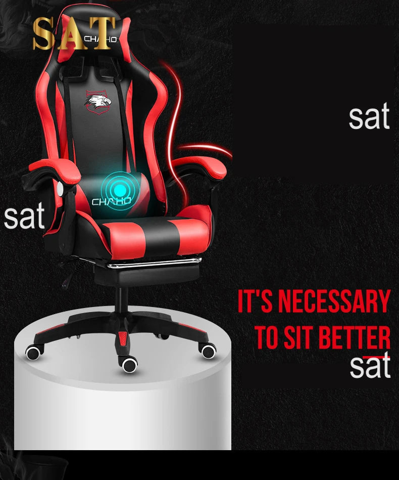 Gaming Computer Chair High-quality Gaming Chair Leather Internet LOL Internet Cafe Racing Chair Office  Gamer New