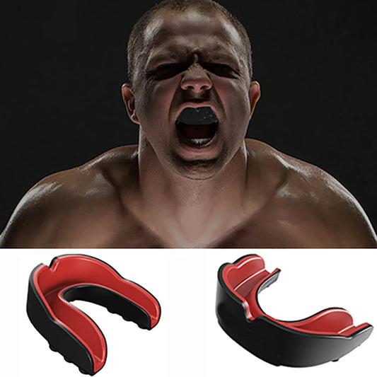 1pc Adult Professional Combat Sports Mouthguard Football Basketball Boxing Muay Thai Rugby Mma Sandatraining Sports Mouth Guard