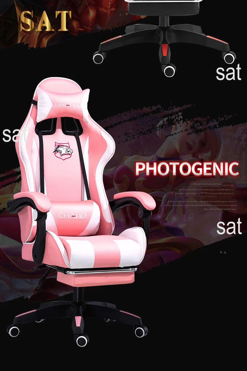 Gaming Computer Chair High-quality Gaming Chair Leather Internet LOL Internet Cafe Racing Chair Office  Gamer New