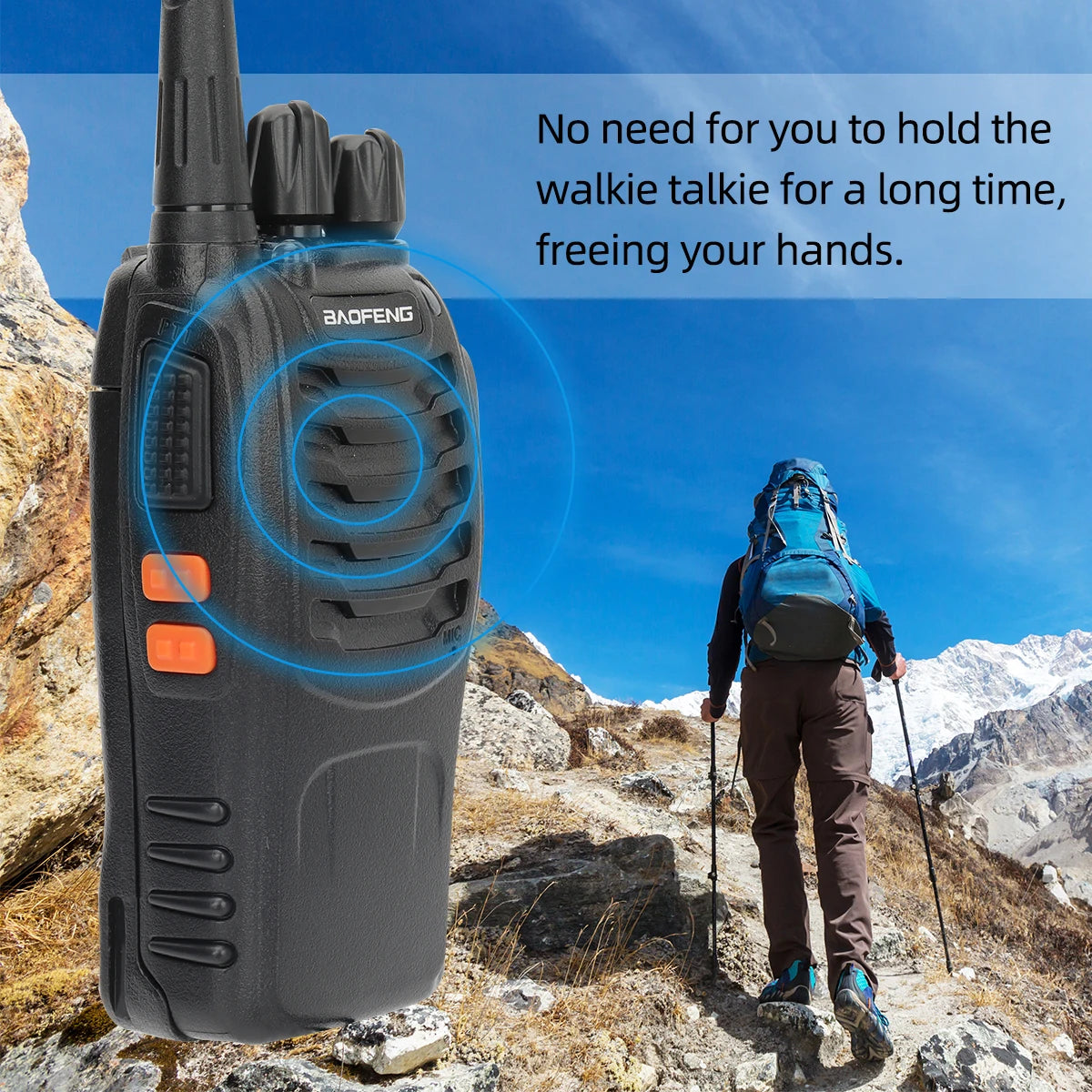 2/4PCS Baofeng BF-888S Pro Walkie Talkie Wireless Copy Frequency Long Range Portable Upgrade BF 888S Ham Two Way Radio Hunting