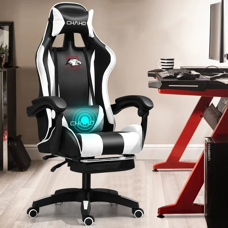 Gaming Computer Chair High-quality Gaming Chair Leather Internet LOL Internet Cafe Racing Chair Office  Gamer New