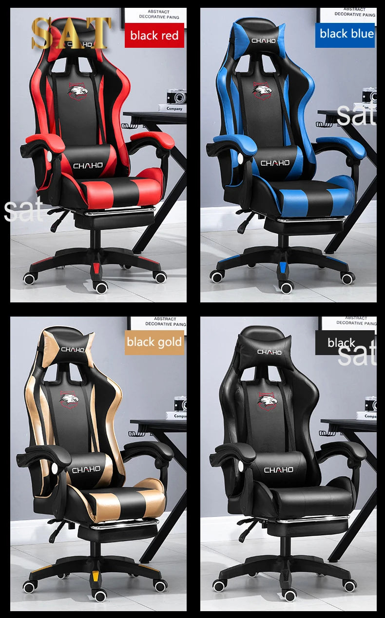 Gaming Computer Chair High-quality Gaming Chair Leather Internet LOL Internet Cafe Racing Chair Office  Gamer New