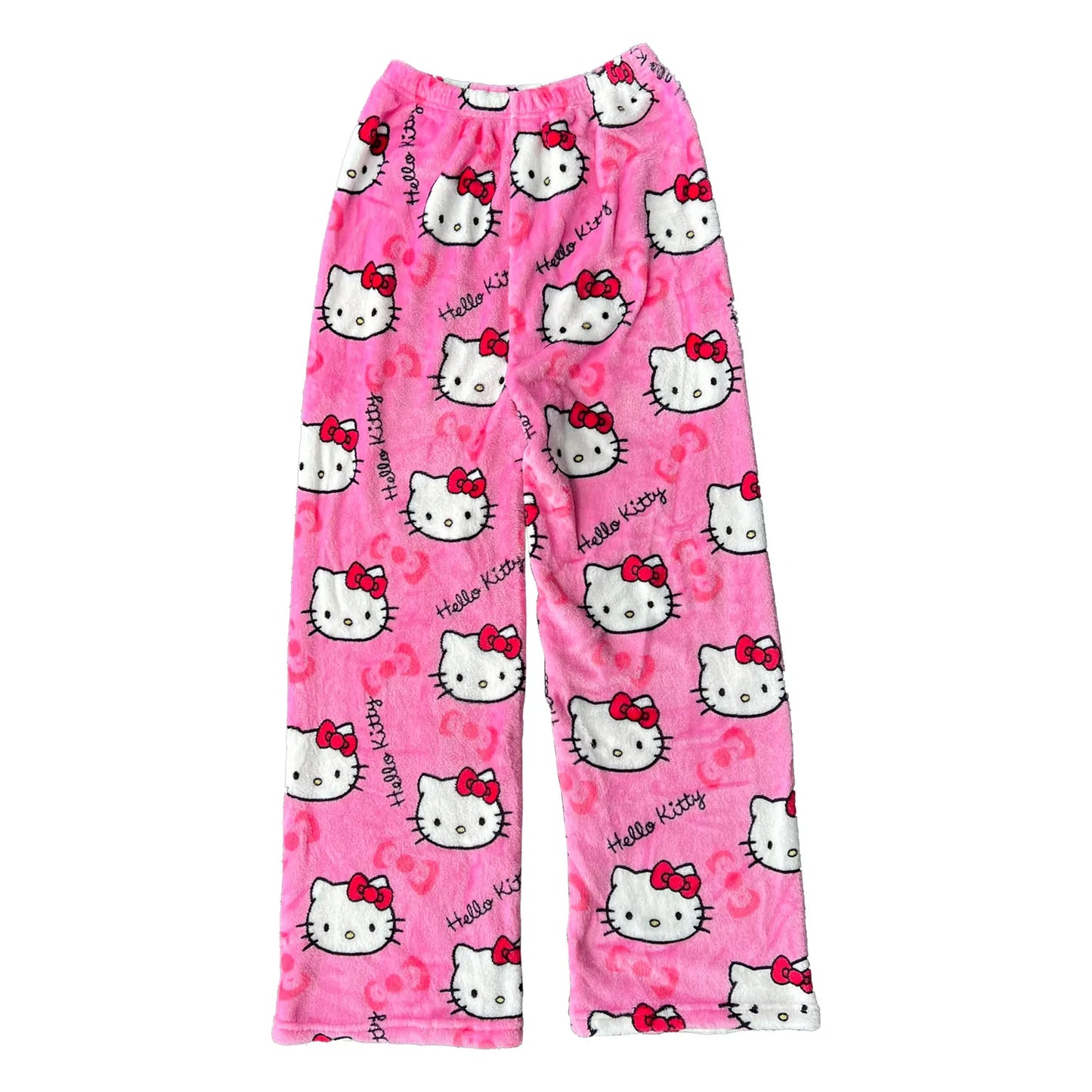 Y2K Hello Kitty Pajamas Pants Sanrio Anime Women's Pajama Pants Cartoon Couple Home Sleepwear Trousers Leisure Home Clothing