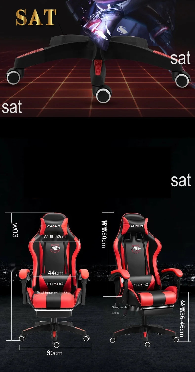 Gaming Computer Chair High-quality Gaming Chair Leather Internet LOL Internet Cafe Racing Chair Office  Gamer New