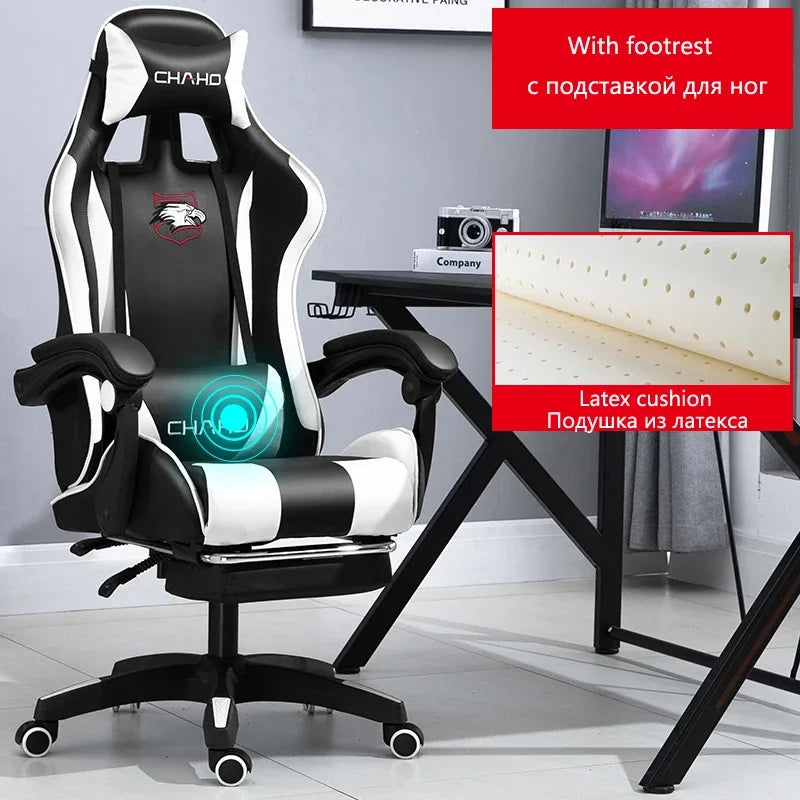 Gaming Computer Chair High-quality Gaming Chair Leather Internet LOL Internet Cafe Racing Chair Office  Gamer New