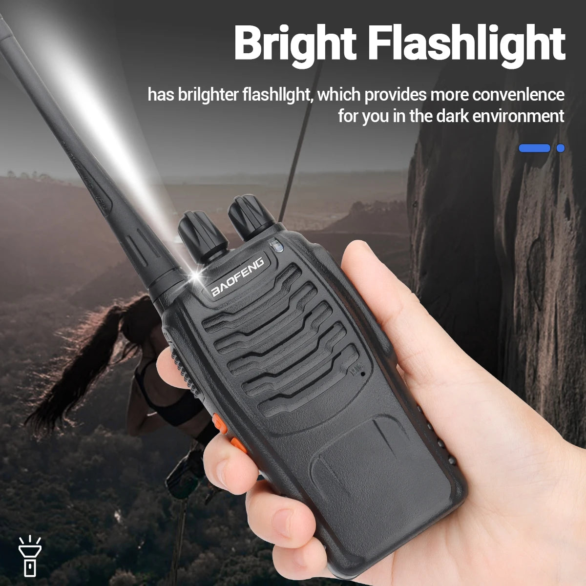 2/4PCS Baofeng BF-888S Pro Walkie Talkie Wireless Copy Frequency Long Range Portable Upgrade BF 888S Ham Two Way Radio Hunting