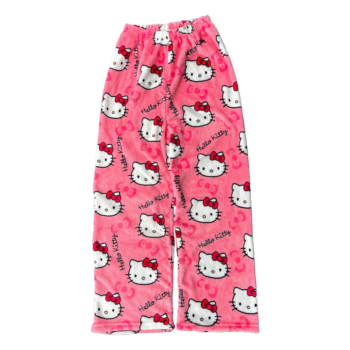 Y2K Hello Kitty Pajamas Pants Sanrio Anime Women's Pajama Pants Cartoon Couple Home Sleepwear Trousers Leisure Home Clothing