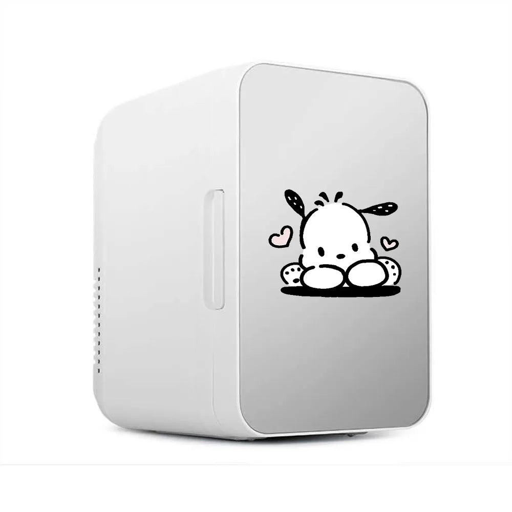 8L 12V Car Refrigerator Hello Kitty Cinnamoroll Mini Freezer Car Freezer Cooler Warmer Fridge Portable Traveli Cebox Household