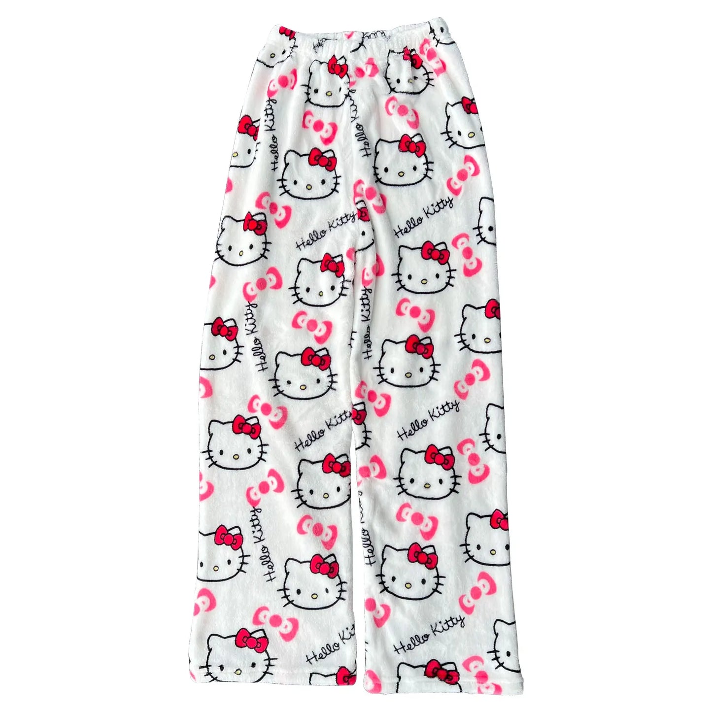 Y2K Hello Kitty Pajamas Pants Sanrio Anime Women's Pajama Pants Cartoon Couple Home Sleepwear Trousers Leisure Home Clothing