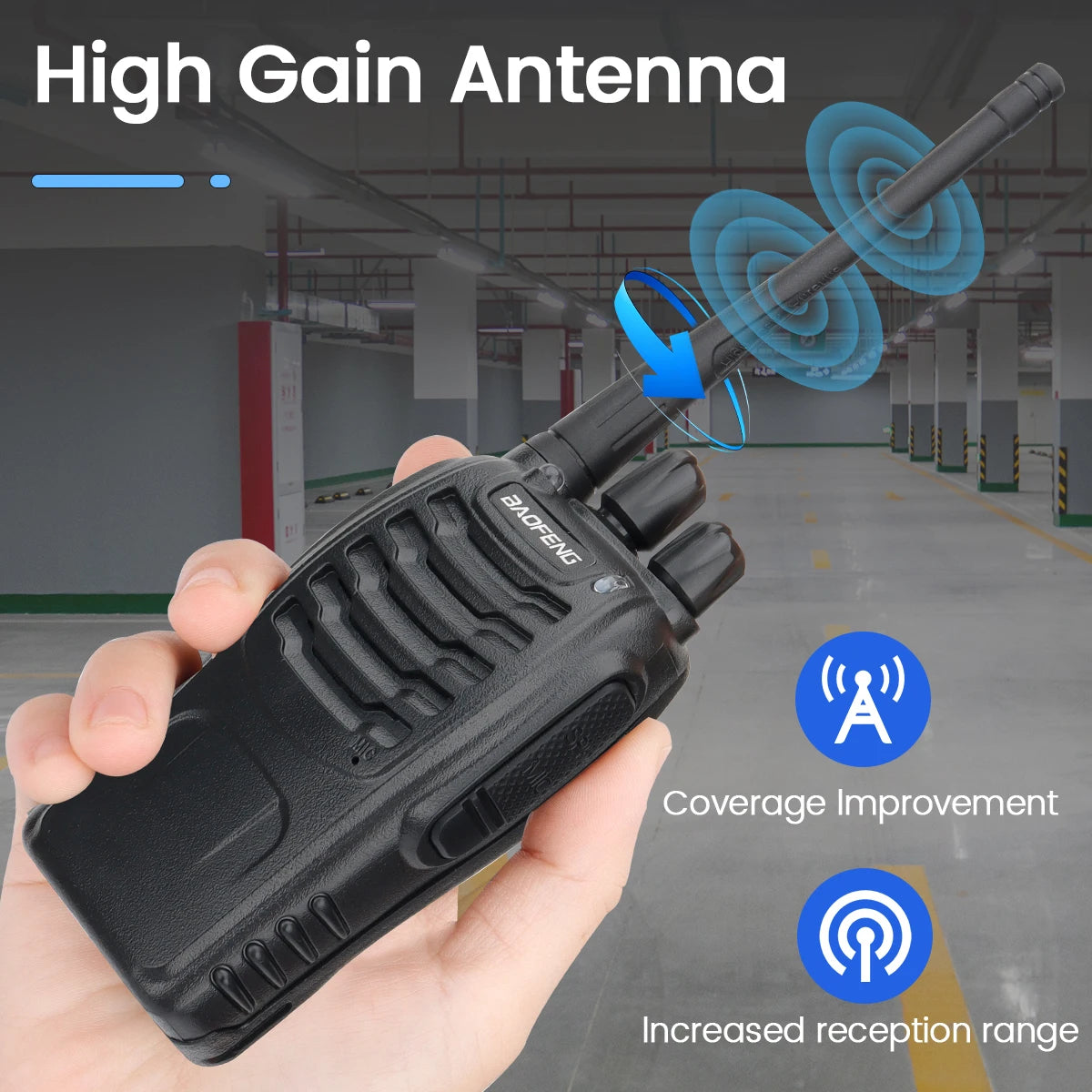 2/4PCS Baofeng BF-888S Pro Walkie Talkie Wireless Copy Frequency Long Range Portable Upgrade BF 888S Ham Two Way Radio Hunting